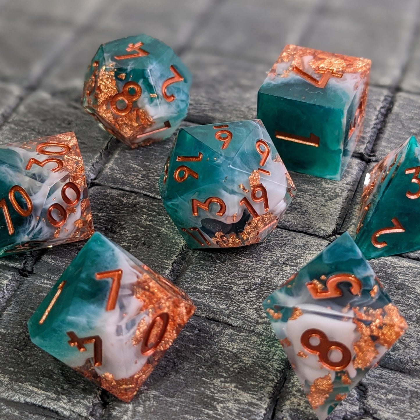 Seafarer's Bounty - Set of 7 Luxury D&D Dice Set