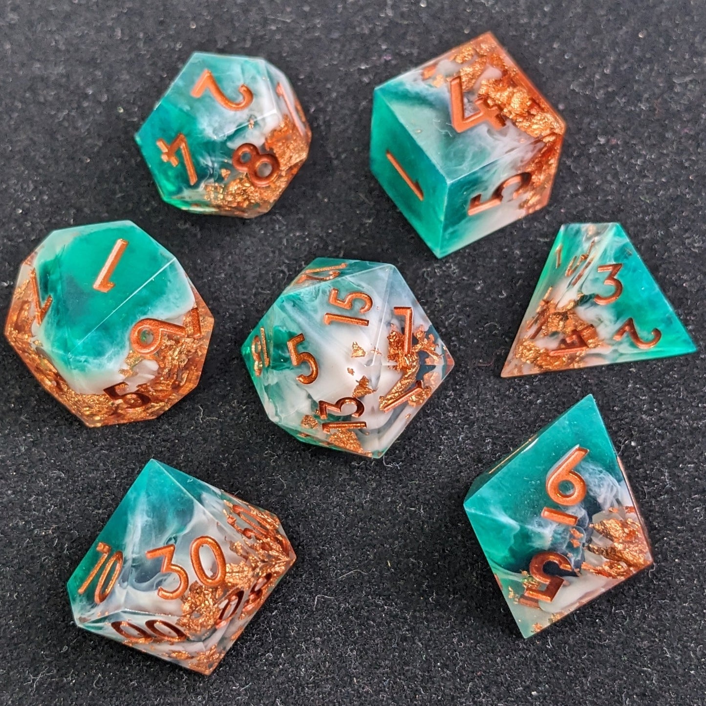 Seafarer's Bounty - Set of 7 Luxury D&D Dice Set