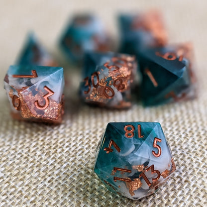 Seafarer's Bounty - Set of 7 Luxury D&D Dice Set