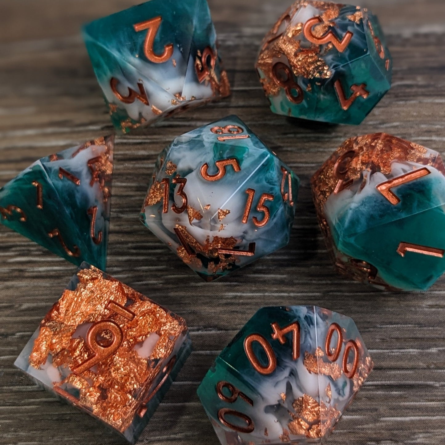 Seafarer's Bounty - Set of 7 Luxury D&D Dice Set