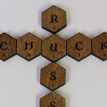 Dungeons and Dragons Custom Scrabble Tiles Decor