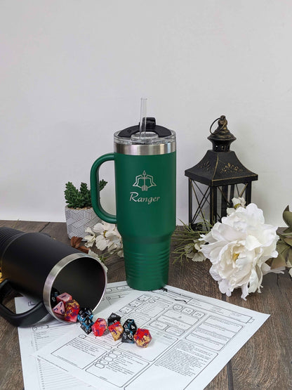 DnD Class Tumbler - 40oz Dungeons & Dragons Inspired Class Travel Mug