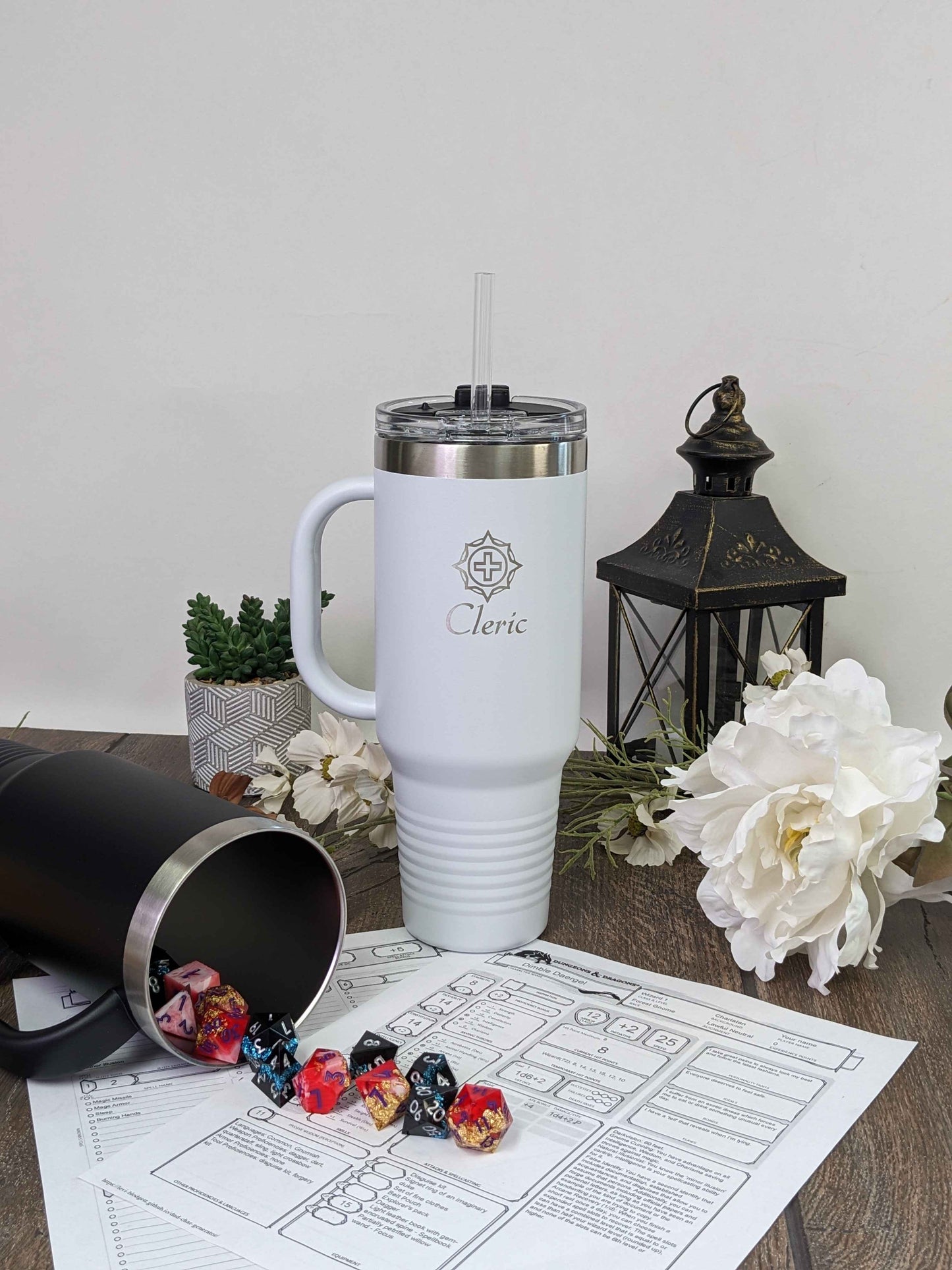 DnD Class Tumbler - 40oz Dungeons & Dragons Inspired Class Travel Mug