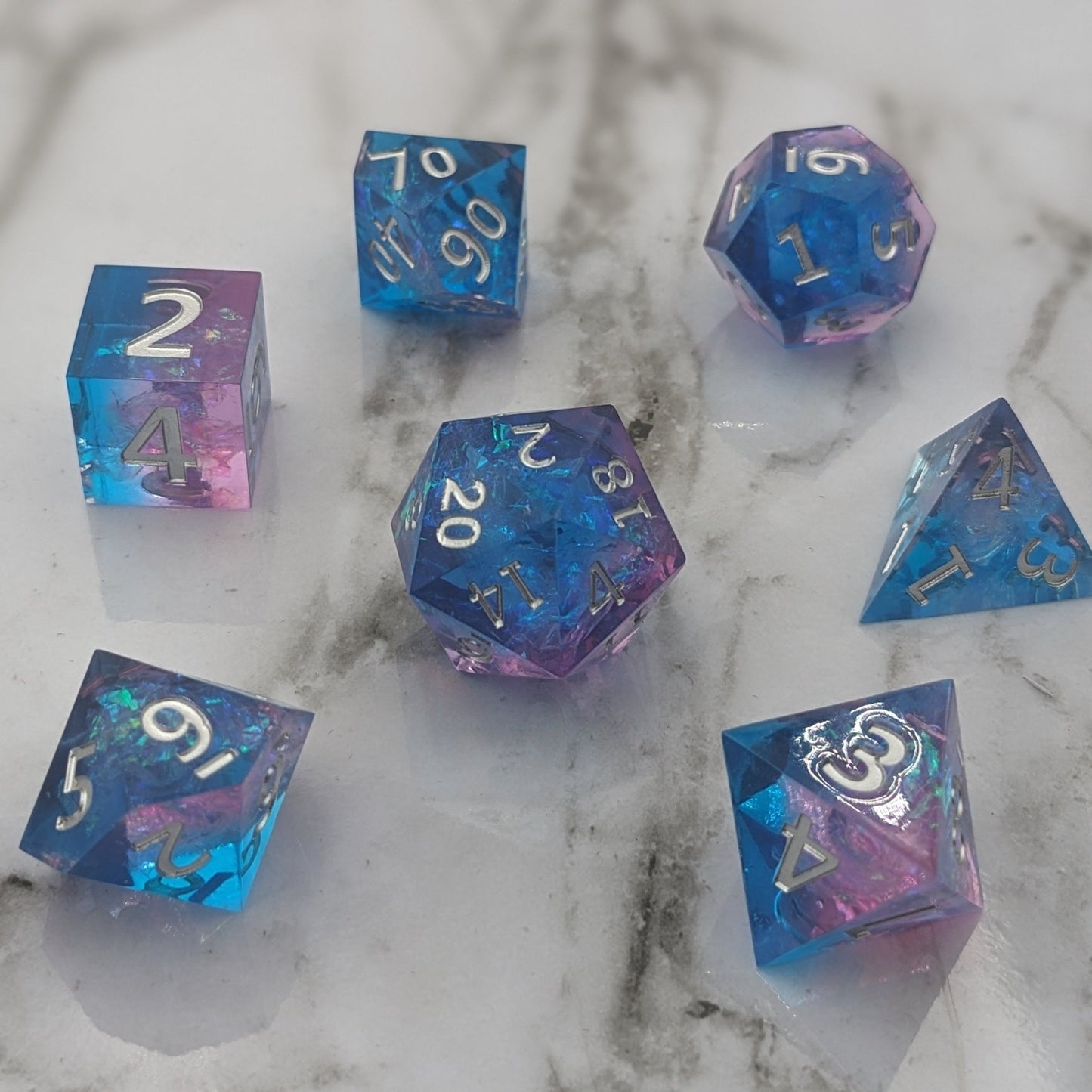 Sorcerer's Jewel - Set of 7 Luxury DnD Dice Set