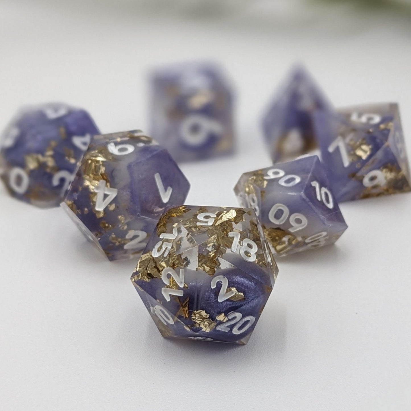 Feyspark Fortune - 7 Piece Luxury D&D Dice Set