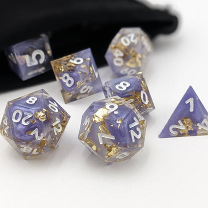 Feyspark Fortune - 7 Piece Luxury D&D Dice Set