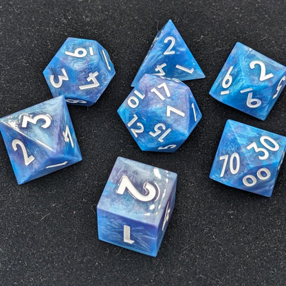 Krakens Heart - 7 Piece Luxury D&D Dice Set