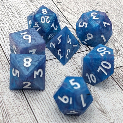 Krakens Heart - 7 Piece Luxury D&D Dice Set