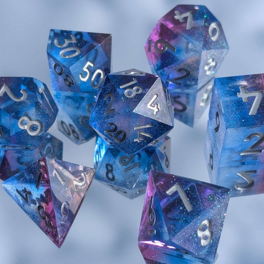 Arcane Tides - 7 Piece Polyhedral Dice Set - EBONWOOD