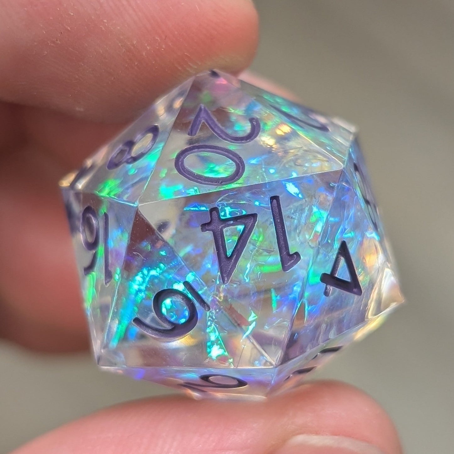 Bardic Embrace 7 - Piece Polyhedral Dice Set - EBONWOOD