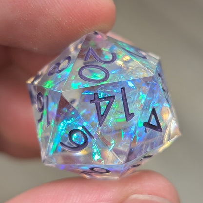 Bardic Embrace 7 - Piece Polyhedral Dice Set - EBONWOOD