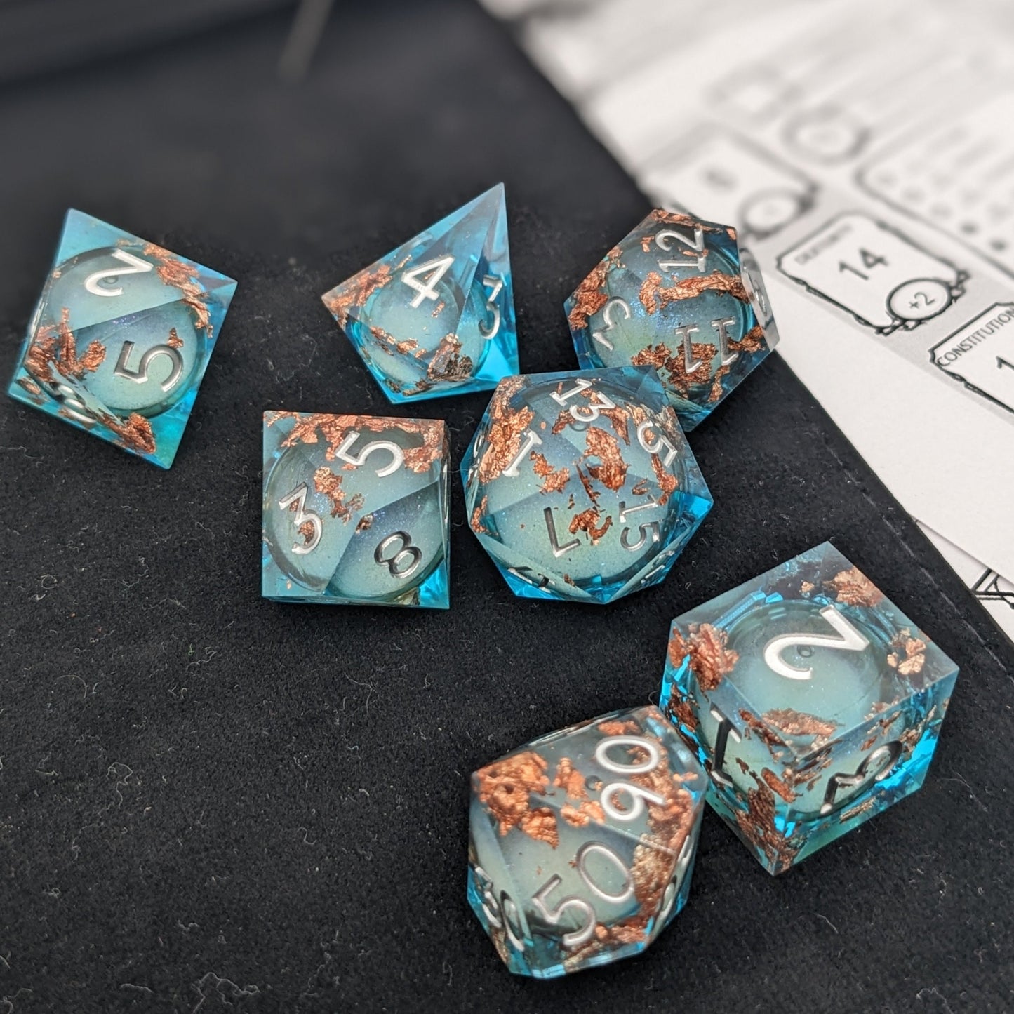 Aether Drift  7-Piece Liquid Core Dice Set