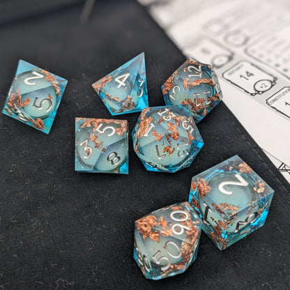 Aether Drift  7-Piece Liquid Core Dice Set