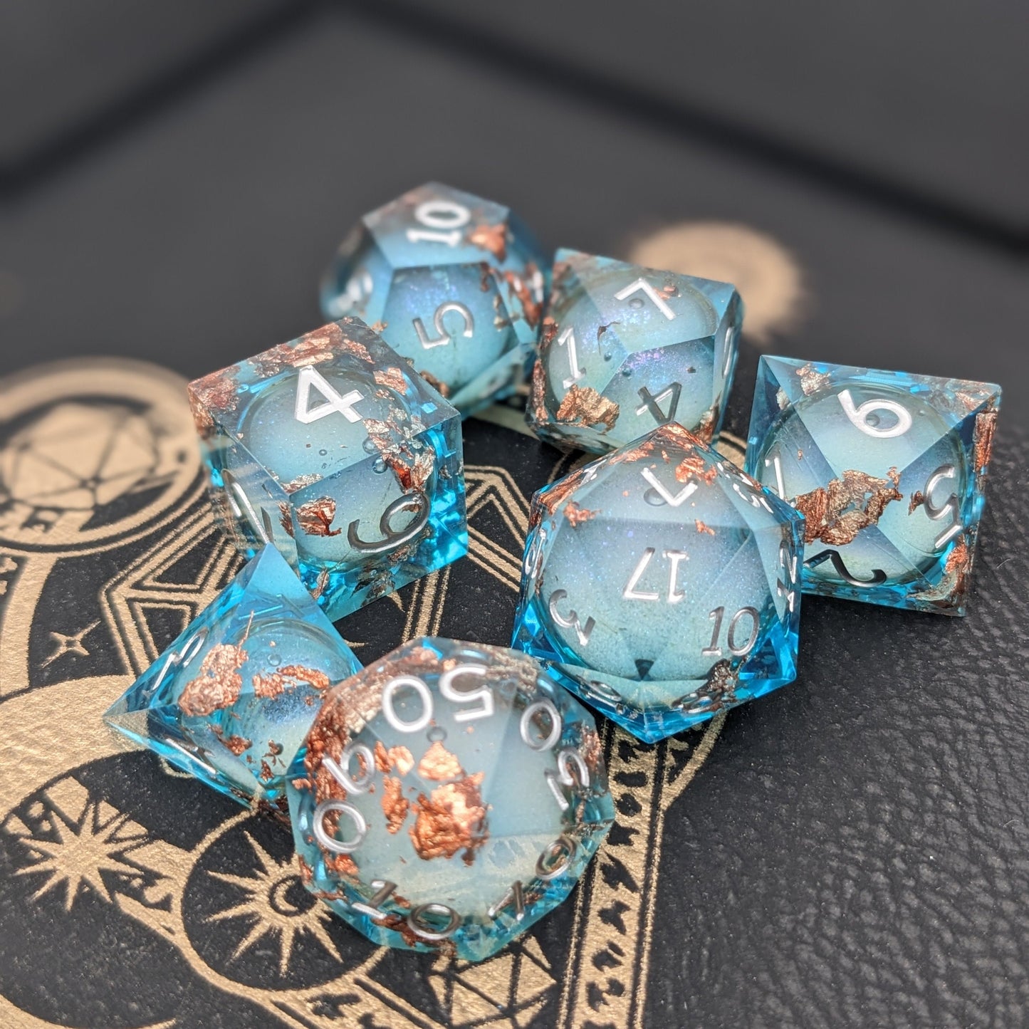 Aether Drift  7-Piece Liquid Core Dice Set