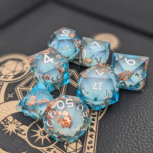Aether Drift  7-Piece Liquid Core Dice Set