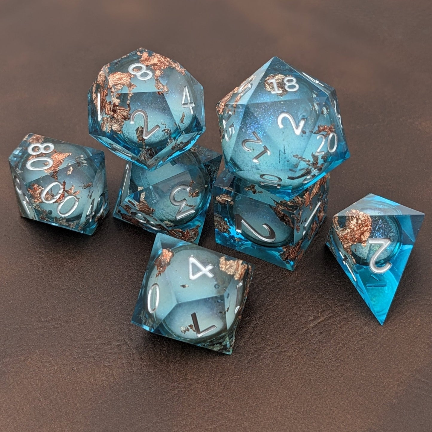 Aether Drift  7-Piece Liquid Core Dice Set