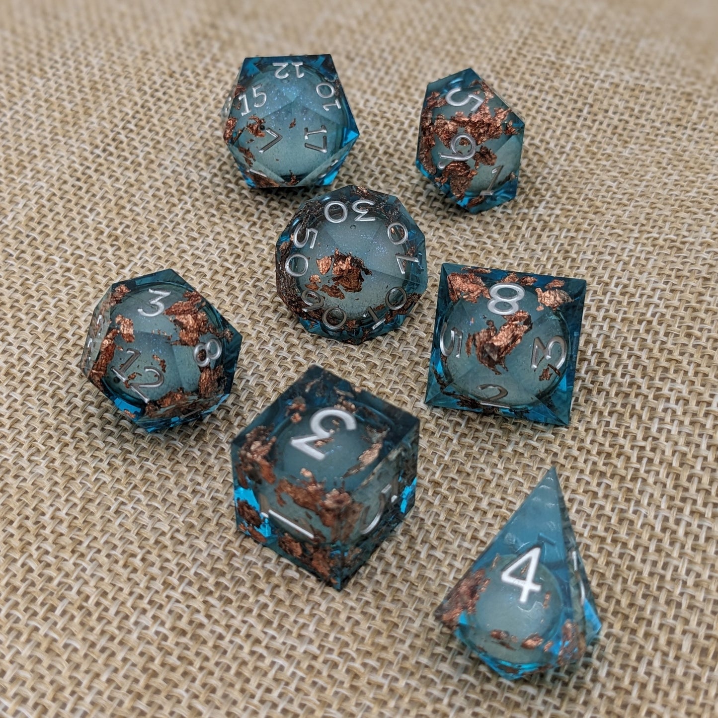 Aether Drift  7-Piece Liquid Core Dice Set
