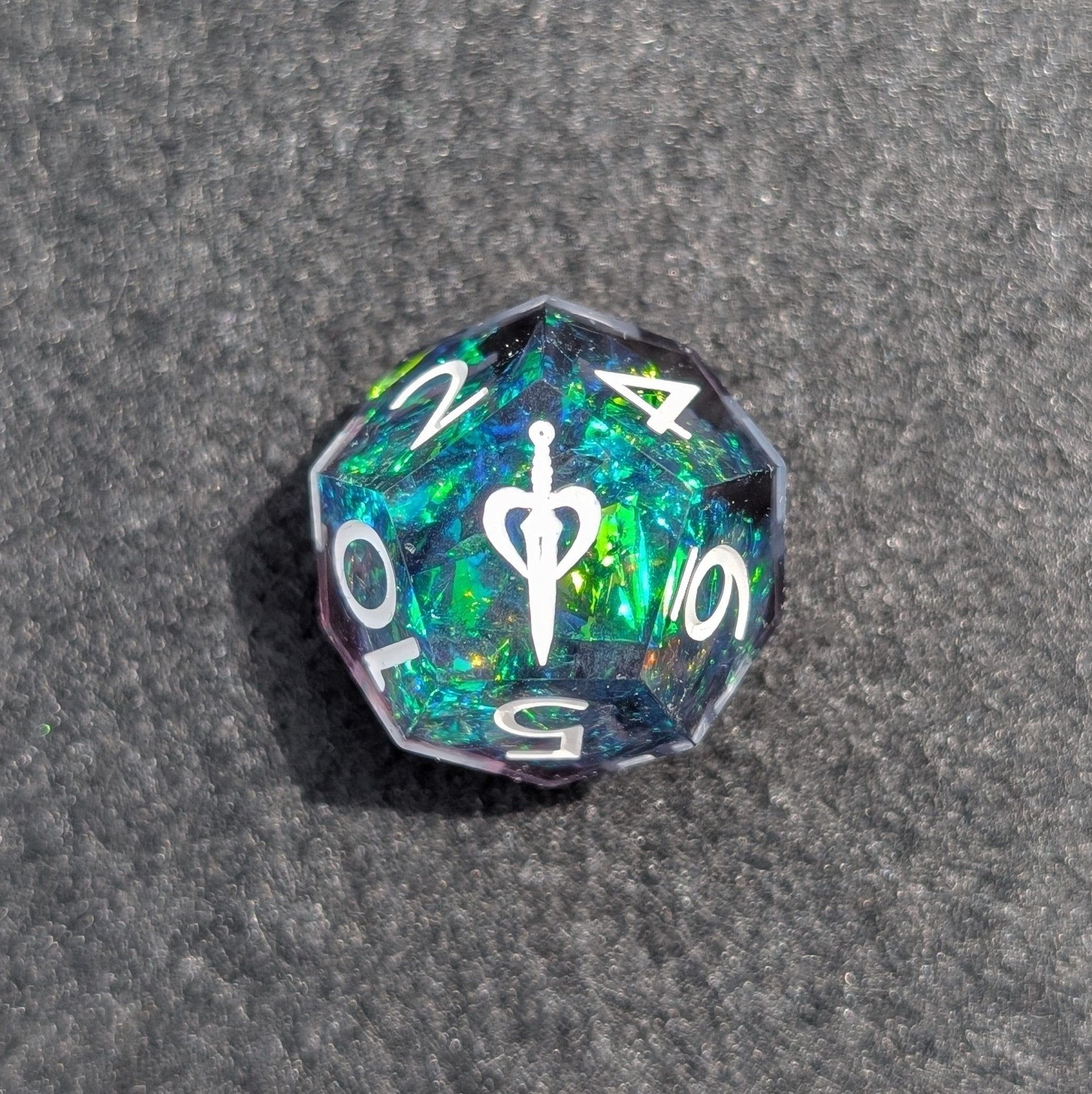 Brightbane - 2pc Duality Dice for Daggerheart - EBONWOOD