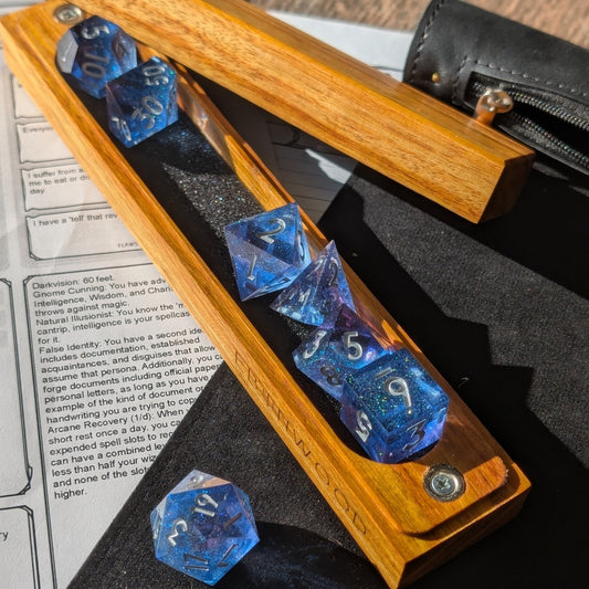 Canary Dice Vault - Exotic Hardwood Dice Box - EBONWOOD