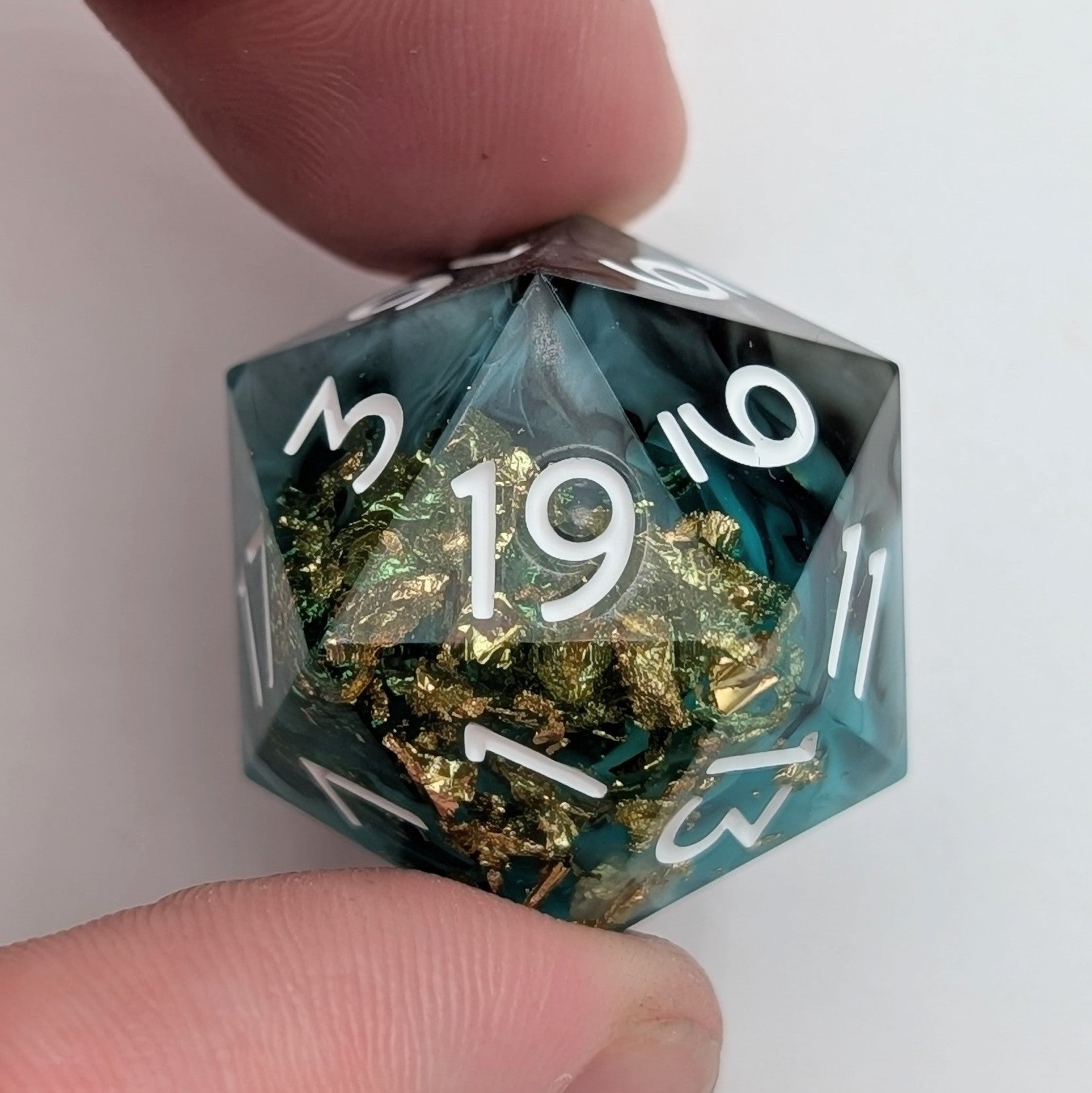 Deathmire 7 - Piece Polyhedral Dice Set - EBONWOOD