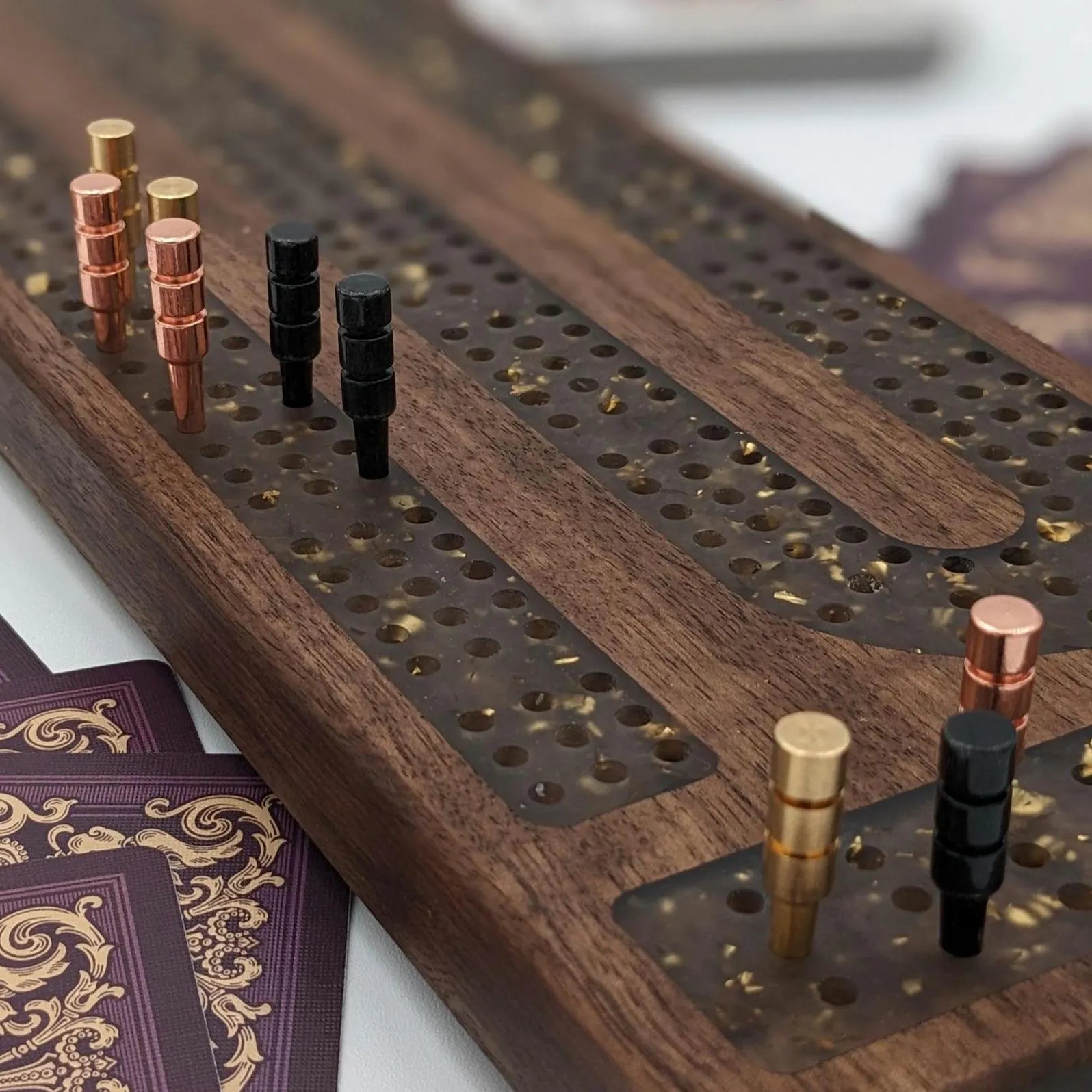 Metal Cribbage Pegs – Set of 9 - EBONWOOD