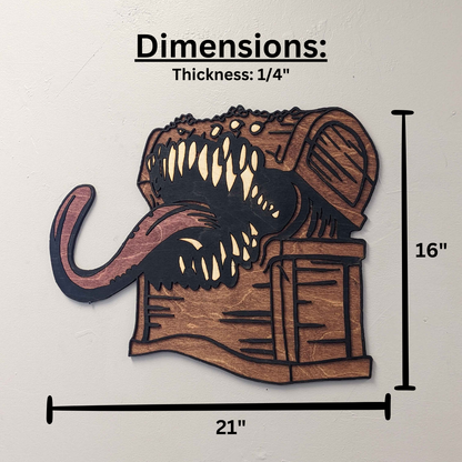 Mimic wall decor dimentions