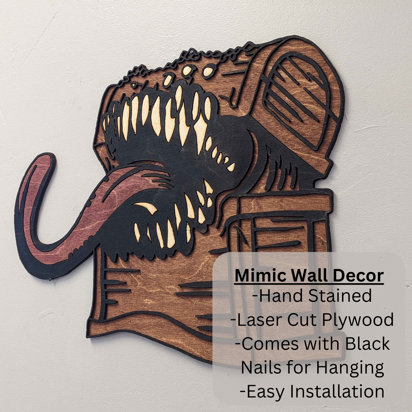 mimic wall decor details