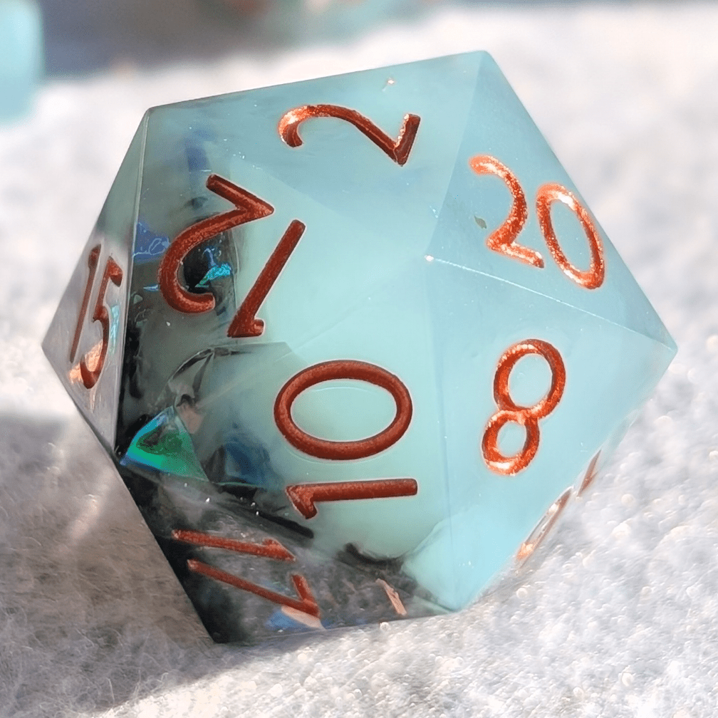 Outer Dark Dice - 7 Piece Luxury D&D Dice Set - EBONWOOD