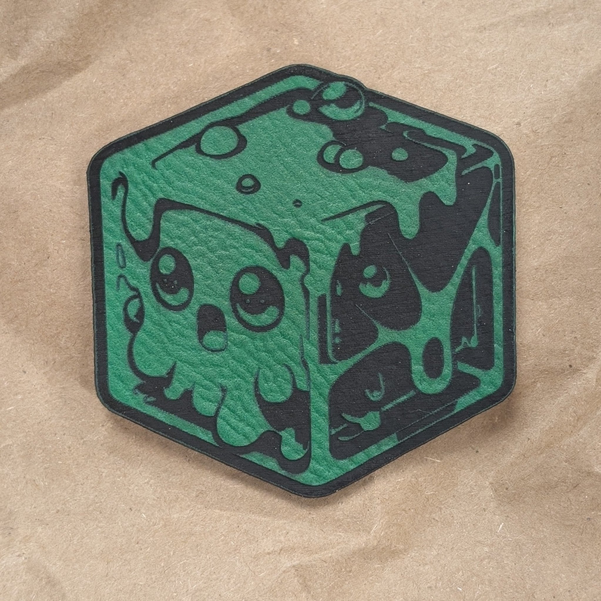 Premium Leatherette Heat Press Patches - Dungeons and Dragons Themed - EBONWOOD