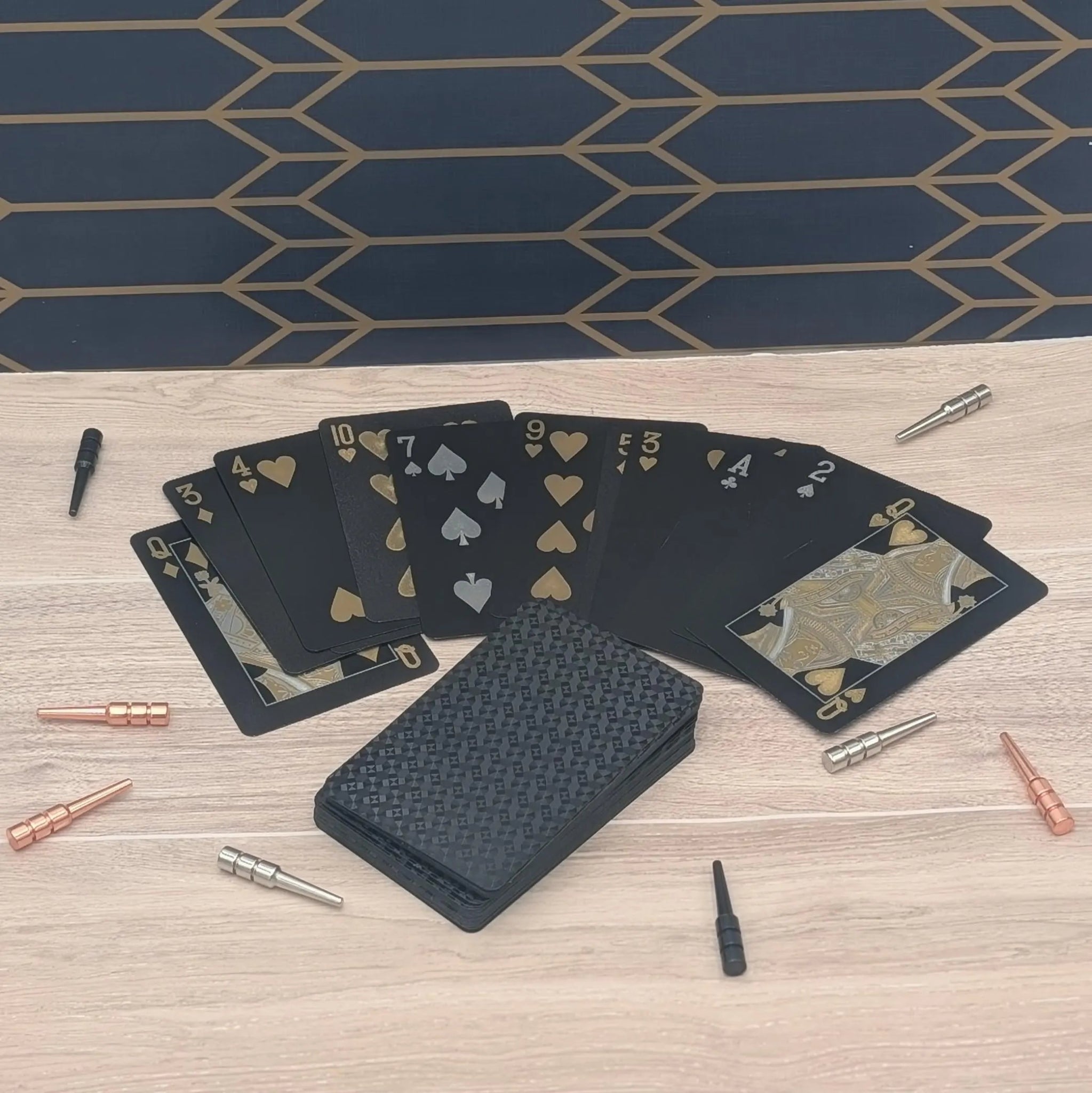 Premium Waterproof Playing Cards - EBONWOOD