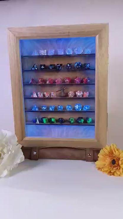 Luxury Wood Dice Display Case