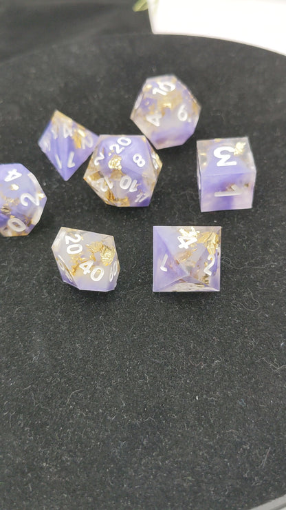 Feyspark Fortune - 7 Piece Luxury D&D Dice Set