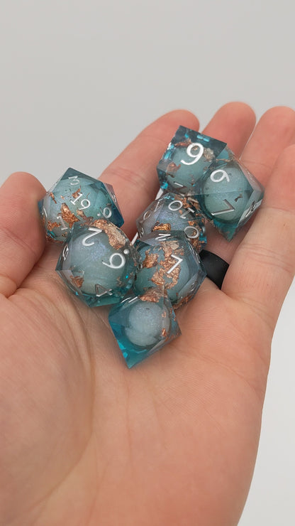 Aether Drift  7-Piece Liquid Core Dice Set