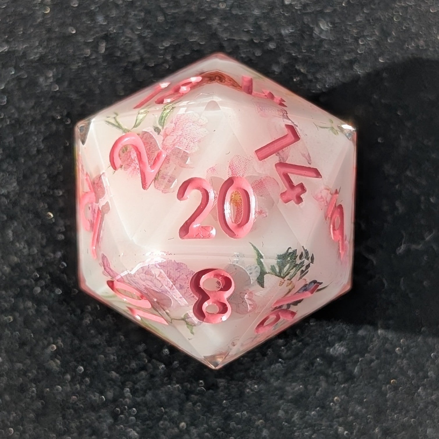 Flutterfey Bloom - 7 Piece Luxury D&D Dice Set