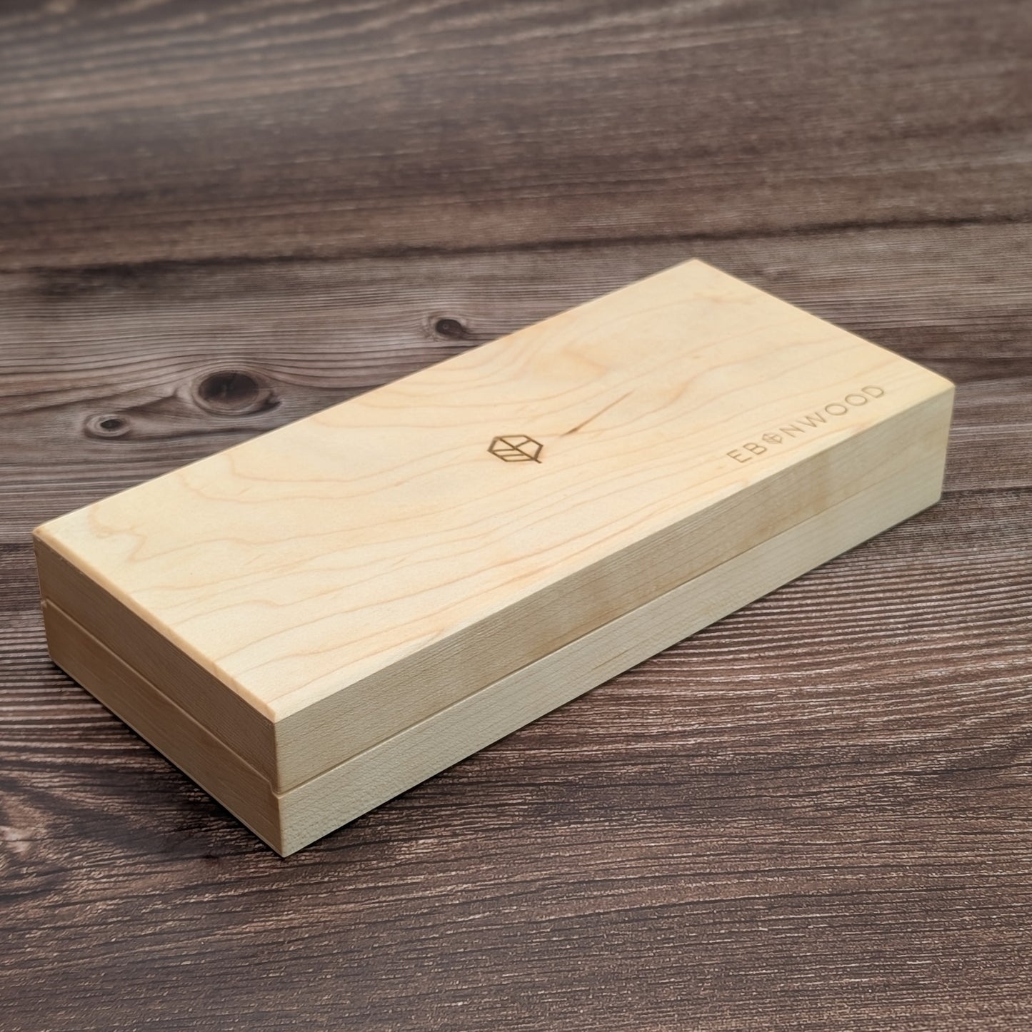 Maple D&D Dice Box | Engravable | Holds 3.5 sets of dice and a mini | Made in the USA