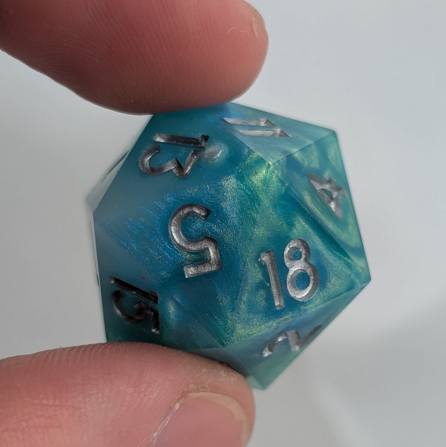 Tidebound Arcanum - 7 Piece Handmade Polyhedral Dice Set
