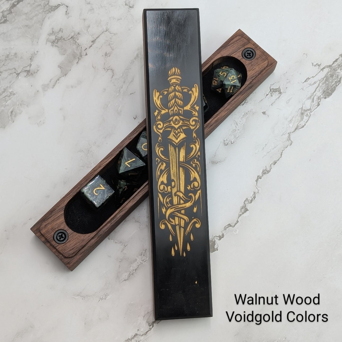 Bloodpact - Luxury Handmade Wood and Resin Dice Vault