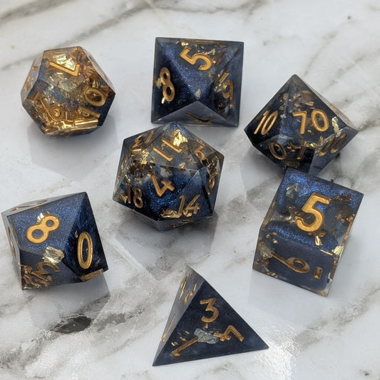 Deepsea Oracle - 7 Piece Luxury D&D Dice Set