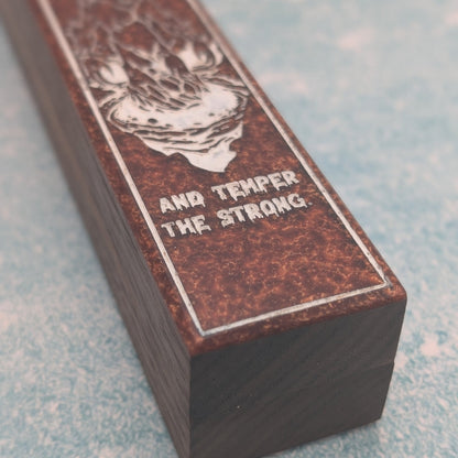 Firelands Rage - Luxury Handmade Wood and Resin Dice Vault