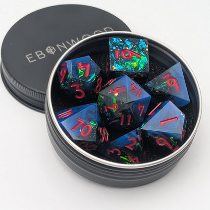 Voidlight Glintcrystal 7-Piece Polyhedral Dice Set