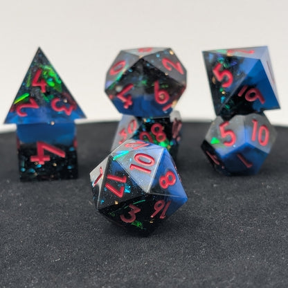 Voidlight Glintcrystal 7-Piece Polyhedral Dice Set