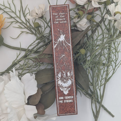 Firelands Rage - Luxury Handmade Wood and Resin Dice Vault
