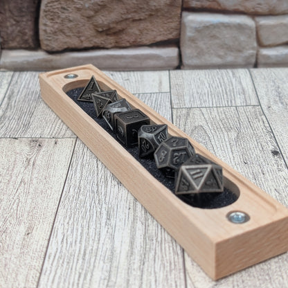 Ashen Vow - 7 Piece Luxury Metal D&D Dice Set