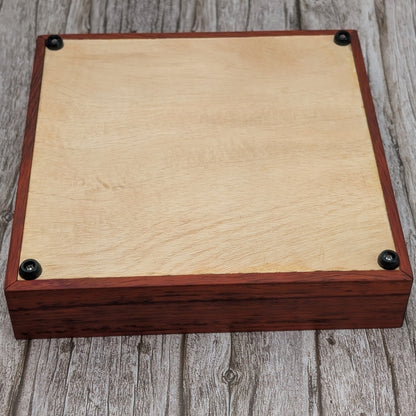 Padauk Wooden Dice Tray | D&D Dice Tray | Dungeons and Dragons Dice Tray