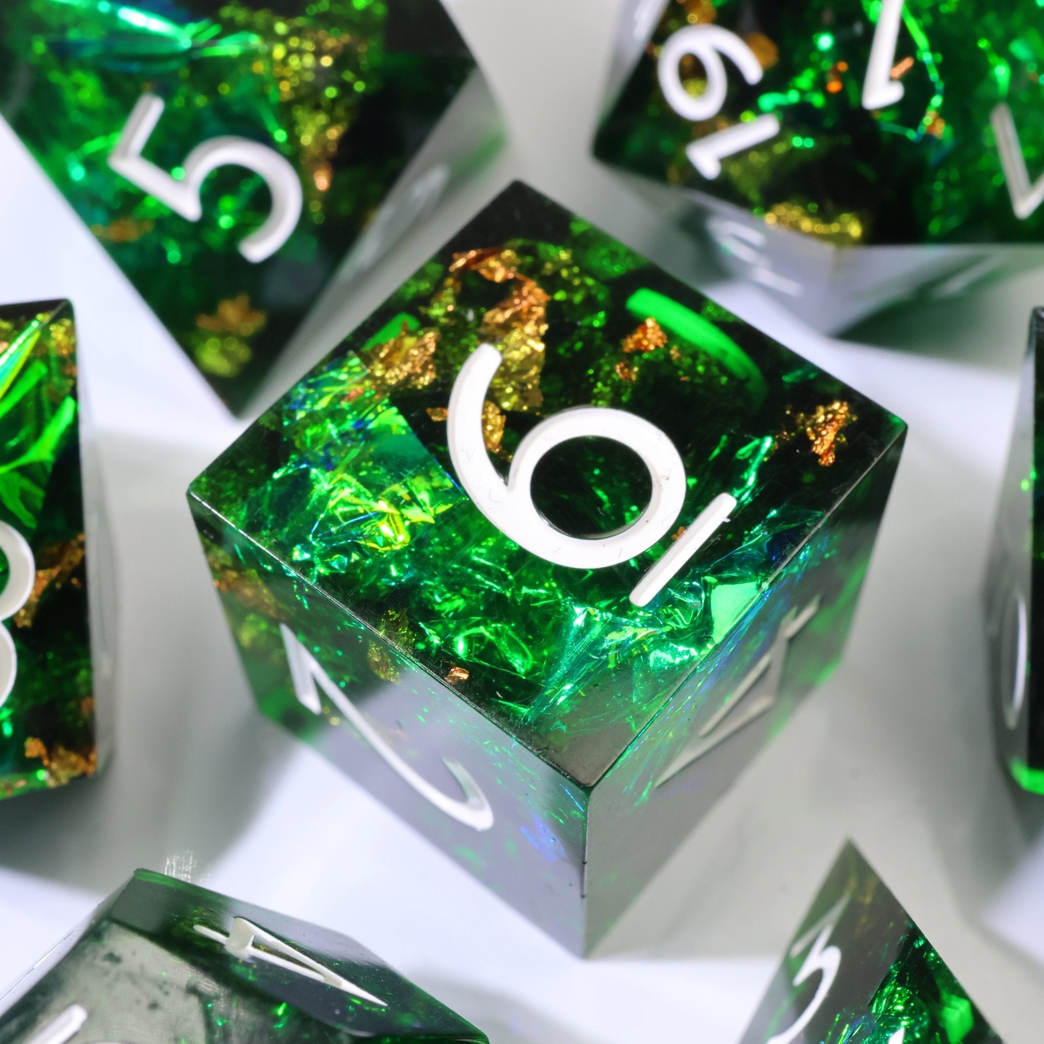 Thornwild 7-Piece Polyhedral Dice Set - EBONWOOD