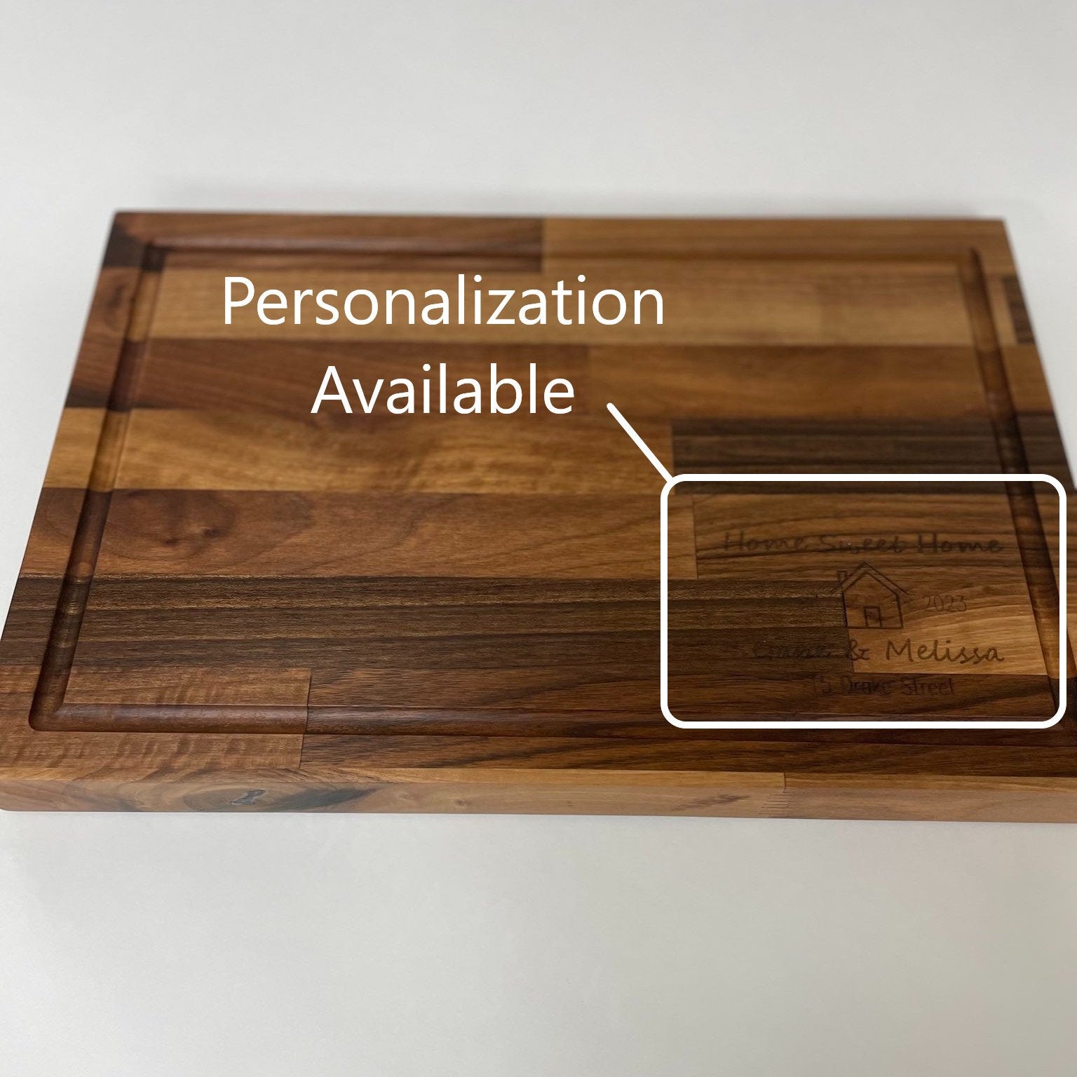 Butcher Block Cutting Board | Personalized Cutting Board | Gift For Dad | Gift Idea for Kitchen | Housewarming Gift Idea | Oversized Board