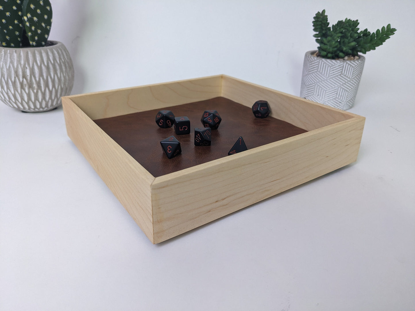 Wooden Dice Tray | D&D Dice Tray | Dungeons and Dragons Dice Tray