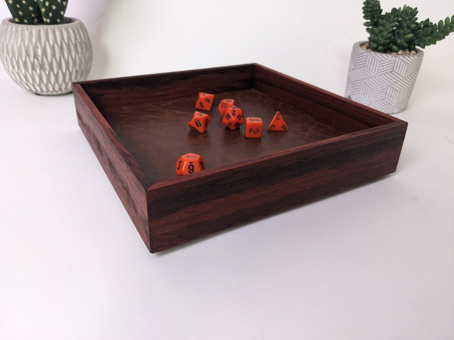 Wooden Dice Tray | D&D Dice Tray | Dungeons and Dragons Dice Tray