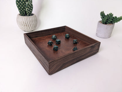 Wooden Dice Tray | D&D Dice Tray | Dungeons and Dragons Dice Tray