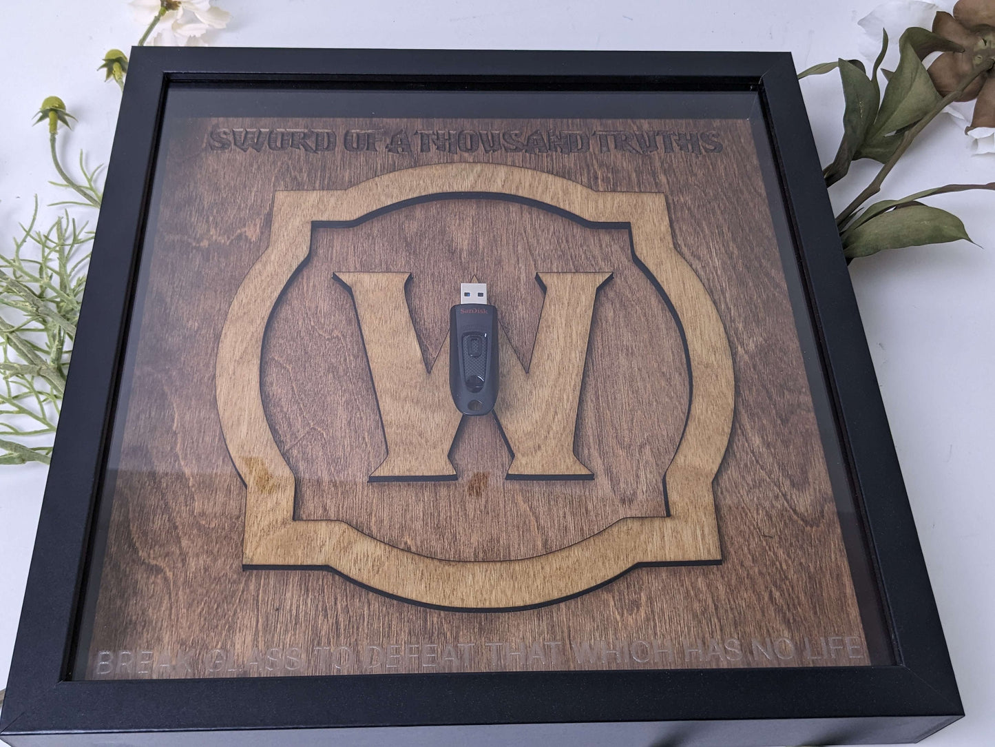 Sword of a Thousand Truths World of Warcraft Framed Wall Art